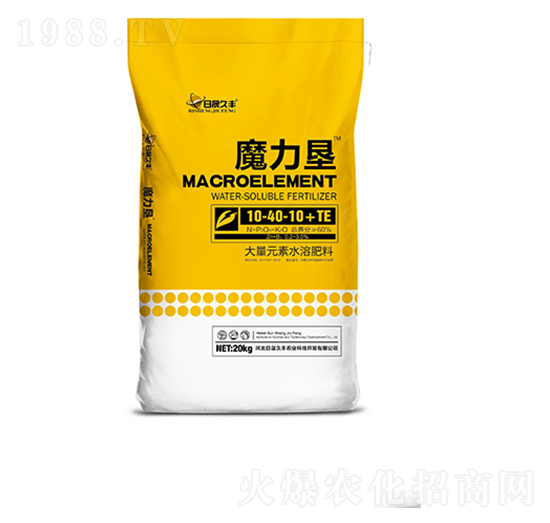 20kg����Ԫ��ˮ�ܷ���10-40-10+TE-ħ����-���ɾ��S