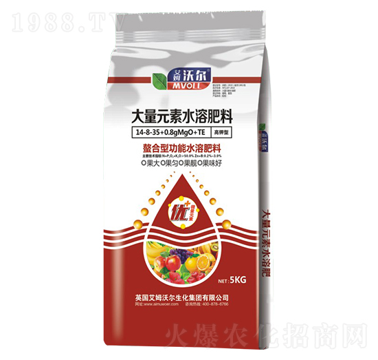 ��������Ϲ��ܴ���Ԫ��ˮ�ܷ���14-8-35+0.8MgO+TE-��ķ�֠�