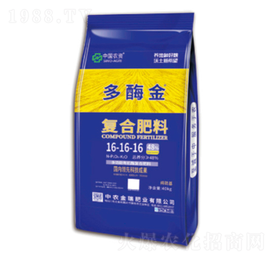 復合肥料16-16-16-多酶金-中農金瑞