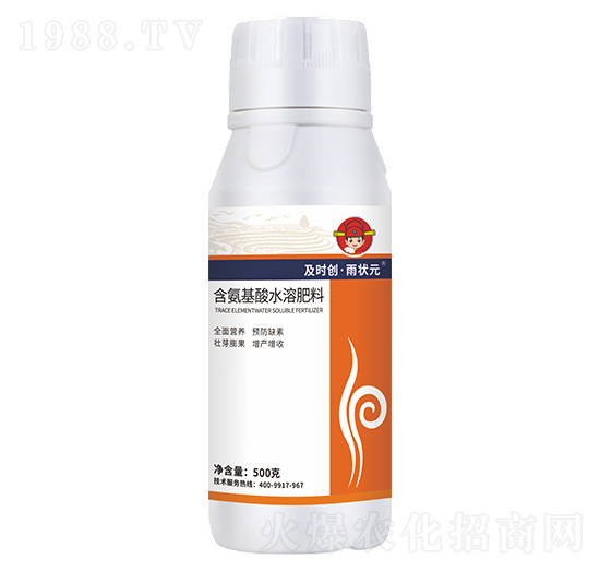 含氨基酸水溶肥料500g-及時(shí)創(chuàng)·雨?duì)钤?及時(shí)雨