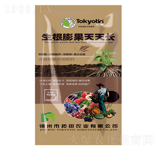 含腐植酸水溶肥料-生根膨果天天長-拓田農業(yè)