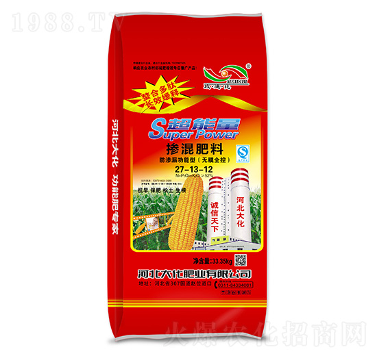 防滲漏功能型摻混肥料27-13-12-大化肥業(yè)