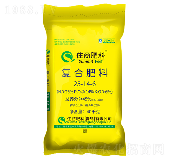 氯化鉀型復合肥料25-14-6-住商肥料