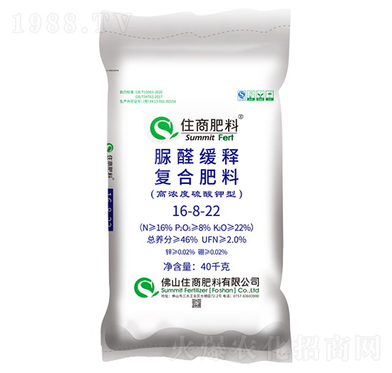 脲醛緩釋復(fù)合肥料16-8-22-住商肥料