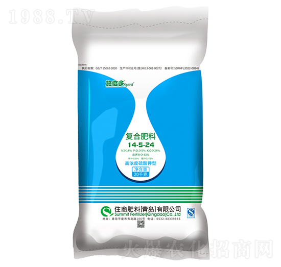 硫酸鉀型復(fù)合肥料14-5-24-施倍多-住商肥料