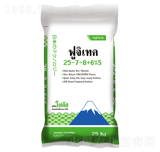 復(fù)合肥料25-7-8+6%S（馬來西亞、澳大利亞、泰國）-住商肥料