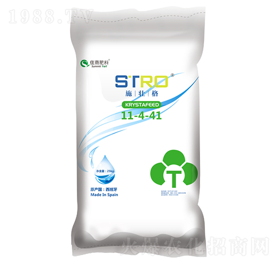 西班牙進口大量元素水溶肥11-4-41-施壯格-住商肥料