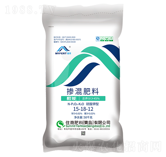 夢豐控釋摻混肥15-18-12-住商肥料