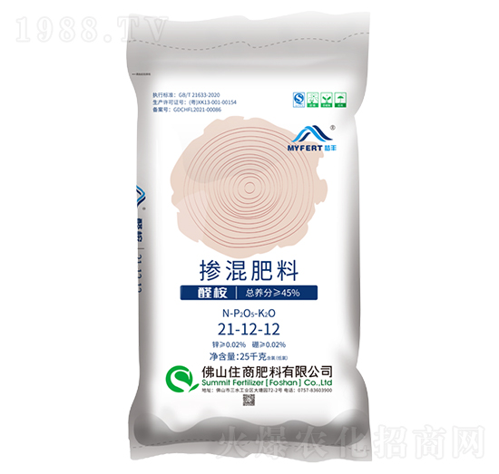 夢豐控釋摻混肥料21-12-12-住商肥料