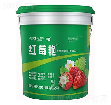 草莓專用沖施肥（大豆蛋白）-紅莓艷（綠桶）-斯諾生物