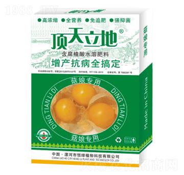 菇娘專用含腐植酸水溶肥料-頂天立地-恒綠植物